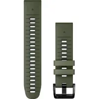 Garmin - Sportsure - Bracelet QuickFit 22mm Silicone Vert Moss / Graphite til UnisexSilikone - Grøn