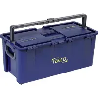 Raaco Compact 50, Værktøjskasse, Polypropylen, Blå, 50 kg, Hængsel, 621 mm