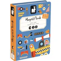Janod Racers Magneti''Book, 3 År, Pap, Flerfarvet