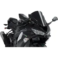 Puig Z-racing Kawasaki Zx-6r 2018 Sportslig Forrude