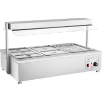 Usorteret Dry bain marie vandfri fritstående varmelegeme 6 x GN 150mm 55L Royal Catering