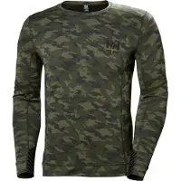 Helly Hansen HH Workwear Lifa Merino uld undertrøje med lange ærmer og 75107 camo XL