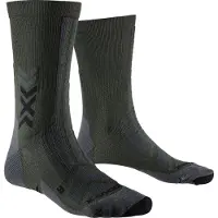 X-socks - Vandretøj - Hike Discover Crew Dark Sage/Black til Unisex - Størrelse 39-41 - Grå