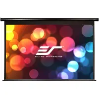 Elite Screens Elite Spectrum Series Elecric84H - Projektionsskærm - loftsmonterbar, vægmonterbar - motoriseret - 84 (213 cm) - 16:9 - Matte White - sort