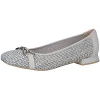 Caprice Ballerina, blue, made of Leather and synthetic with Trapeze heel, Size 37