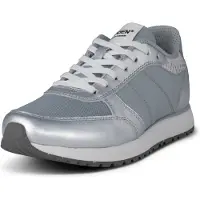 Woden Dame Ronja Metallic Sneakers 039 Silver