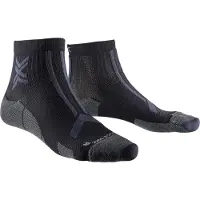 X-socks - Trail running tøj - Trail Run Discover Ankle Black/Charcoal til Unisex - Størrelse 35-38 - Sort