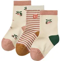 Liewood Strømper - 3-pak - Silas - Peach Sea Shell Mix - - 22/24 - Strømper