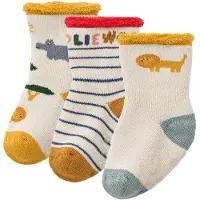 Liewood Strømper - 3-pak - Eloy - Safari/Sandy Mix - - 19/21 - Strømper