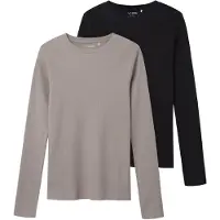 TWO SOON Bluser & t-shirts grå / sort
