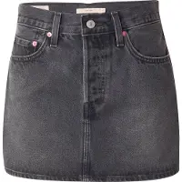 Levi's Nederdel 'Icon Skirt' black denim