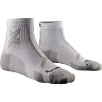 X-socks - Trail running tøj - Trailrun Discover Ankle Arctic White/Pearl Grey til Unisex - Størrelse 35-38 - Hvid