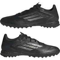 Adidas Herre F50 Liga Mørk Spark Pakke TF Kunstgræs Fodboldstøvler Core Black/Iron Metallic/Gold Metallic