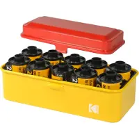 Kodak Film Case 120/135 (didelis) raudonas/geltonas