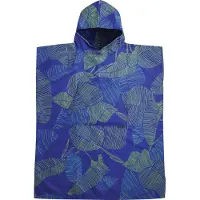 PackTowl - Hygiejne og beskyttelse - Poncho Botanical til Unisex - Størrelse S/M - Blå