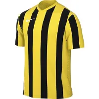Nike Spilletrøje Dri-FIT Striped Division V - Gul/Sort/Hvid, størrelse X-Small