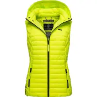 MARIKOO Vest lime / sort