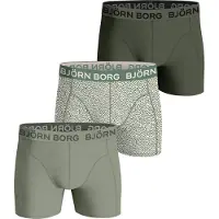 Björn Borg boxershorts 3-pak grøn Grøn Mørkegrøn måle