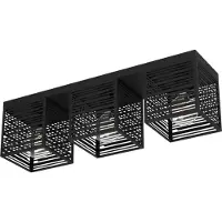 Eglo PIEDRITAS LOFT 3XE27 730X180 SORT