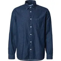Selected Skjorte 'SLHCARLO' blue denim