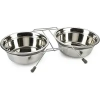 Beeztees Lumara RVS Deluxe Spisesæt - 20 cm