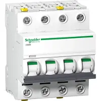 Schneider Automatsikring iC60N C 4P 2A 6kA