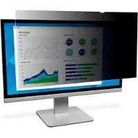 3M databeskyttelsesfilter - Privacy-filter for skærm - 22 - sort