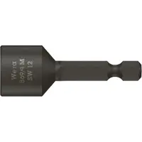 Wera 869/4 M, 1 stk, Sekskantet, 25,4 / 4 mm (1 / 4), Sort, 50 mm, 33 g