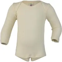 Engel Body - L/Æ - Uld/Silke - Natur - - 50/56 - Body L/Æ