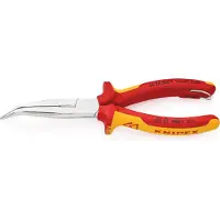 Knipex - Bøjet næsetang - isoleret - 200 mm