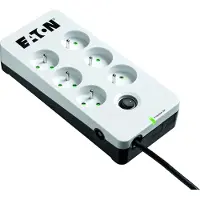 Eaton Corporation Eaton Protection Box - Strømstødsbeskytter - AC 220-250 V - 2500 Watt - output-stikforbindelser: 6 - hvid