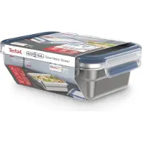 Tefal MasterSeal rustfrit stål madboks rektangulær 0,8 L