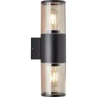 Brilliant Sergioro 96473/63 Udendørs vægbelysning LED (RGB) E27 Sort (mat)