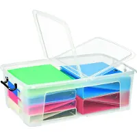 Cep Opbevaringskasse, Strata, 50 l, HxBxL: 24,1 x 45 x 69,5 cm, transparent