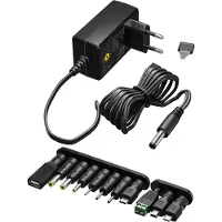 Goobay Universel strømforsyning med 11 udskiftelige adaptere - 3-12V