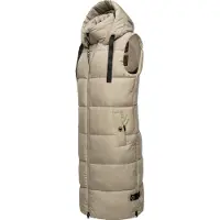 NAVAHOO Vest beige / sort / hvid
