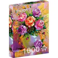 Enjoy Puzzle 1000 brikker - Buket róz