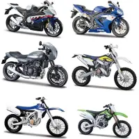 Maisto M34101, Motorcykel, 3 År, Metal, Plast, Forskellige farver