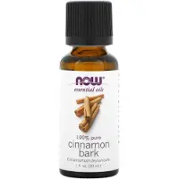 Now , Aromaterapeutiske Olie, Cinnamon Bark, 1 fl oz (30 ml)