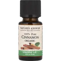 Natures Answer , 100% Reinsk Pure Organisk Essential Oil, Cinnamon, 0.5 fl oz (15 ml)