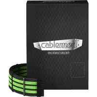 Cablemod kablet sæt, sort-grøn (ZUAD-927)