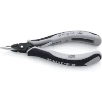 Knipex 34 52 130 ESD, Krom-vanadium-stål, Sort, Grå, 130 mm, 61 g