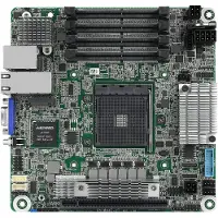 Asrock Rack X570D4I-2T - Bundkort - mini ITX - Socket AM4 - AMD X570 Chipset - USB 3.2 Gen 1, USB 3.2 Gen 2 - 2 x 10 Gigabit LAN - onboard grafik