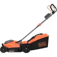 Black & Decker Akkuplæneklipper BCMW3318N 36V 2x18V Plæneklipper 33cm solo