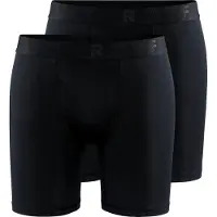 Craft - Vandretøj - Core Dry Boxer 6-Inch 2-Pack M Black til Unisex - Størrelse XL - Sort