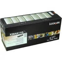 Lexmark Tonerkassette sort 3.500 sider return X264A11G Modsvarer: N/A