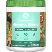 Amazing Grass , Greens Blend, Detox & Digest, 7.4 oz (210 g)