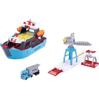 Majorette Legetøj - 30+ Dele - Mærsk Logistik Fragtskib - - OneSize - Bil