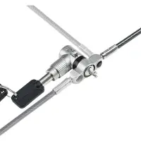 StarTech.com Startech Universal Laptop Lock 6.6ft (2m), Security Cable For Notebook Compatible With Noble Wedge/Nano/K-Slot Keyed Locking Cable - Anti-Theft Cut