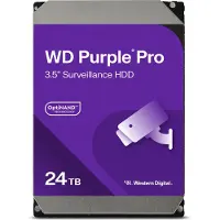 Western Digital WD Purple Pro WD240PURP - Harddisk - 24 TB - overvågning, smart video - intern - 3.5 - SATA 6Gb/s - 7200 rpm - buffer: 512 MB